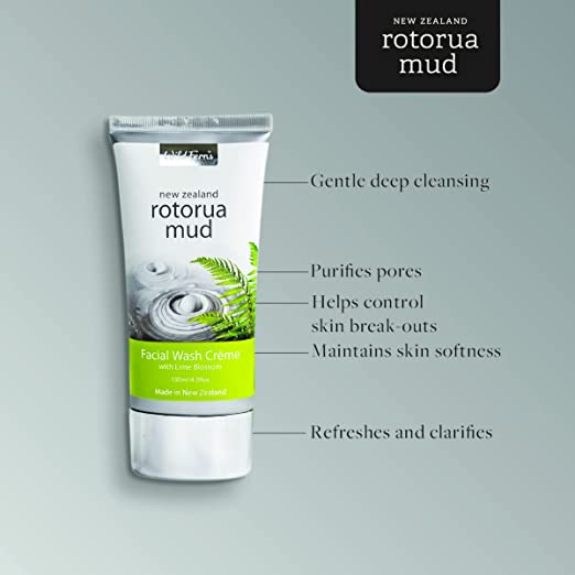 Rotorua Mud Facial Wash  with Lime Blossom