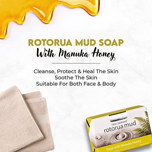 Rotorua Mud Soap with Manuka Honey