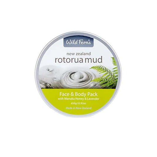 Rotorua Mud Face & Body Pack with Manuka Honey & Lavender